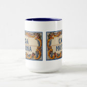 Spanisches Haus Unterschreiben mit Ihrem Namen Tasse (Zentrum)