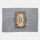 Spanisches Hauszeichen (anpassbar) Geschirrtuch (Horizontal)