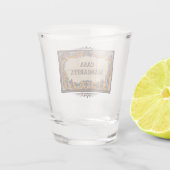 Spanisches Hauszeichen (anpassbar) Schnapsglas (Rückseite)