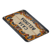 Spanisches Hauszeichen (Text anpassbar) Magnet (Rechte Seite)