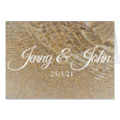 Spanisches Hochzeitskarte felicidades por SU boda (Vorderseite (Horizontal))