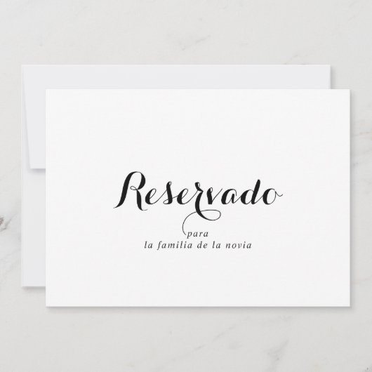 Spanisches Hochzeitssegment (Vorderseite)