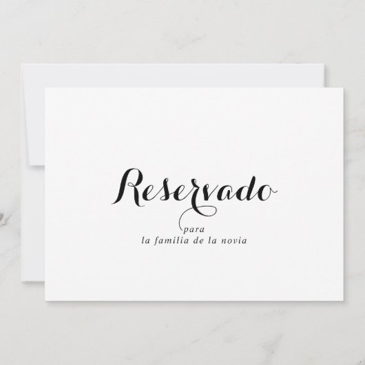 Spanisches Hochzeitssegment (Rückseite)