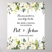 Spanisches Hochzeitssymbol Poster (Vorne)