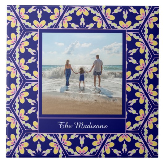 Spanisches kundenspezifisches MittelmeerFoto des Fliese (Vorderseite)