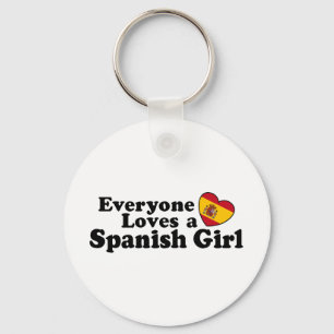 Spanisches Mädchen Schlüsselanhänger