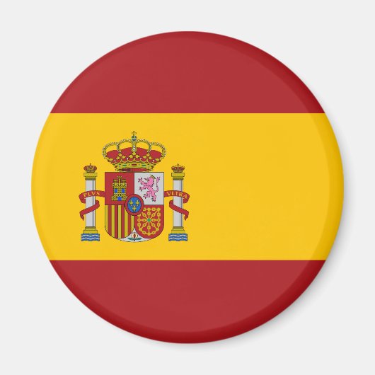 Spanisches Magnet für nationale Flaggen (Vorne)