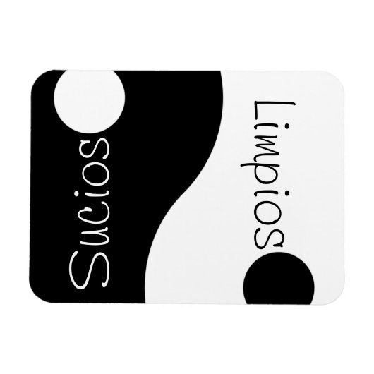 Spanisches Magnet für saubere Spülmaschine (Horizontal)