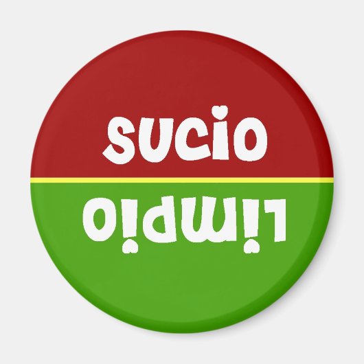 Spanisches Magnet für saubere Spülmaschine (Vorne)