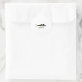 Spanisches Maklerlogo Runder Aufkleber (Tasche)