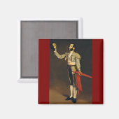 Spanisches Matador von Edouard Manet Magnet (Vorderseite/Rückseite)