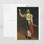 Spanisches Matador von Edouard Manet Postkarte (Vorne/Hinten)