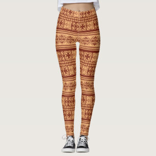 Spanisches mittelalterliches Muster Leggings