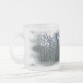 Spanisches Moos auf Eichen-Baum-mattierter Schale Mattglastasse (Links)