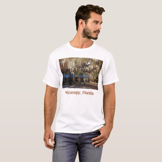 Spanisches Moos, Micanopy, Florida T-Shirt (Vorne ganz)