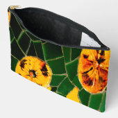 Spanisches Mosaik, grün und gelb Zubehörtasche (Offen)