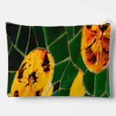 Spanisches Mosaik, grün und gelb Zubehörtasche (Rückseite)