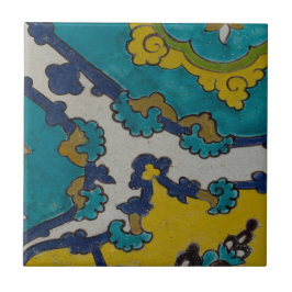 spanisches Motiv auf einer kleinen Kachel