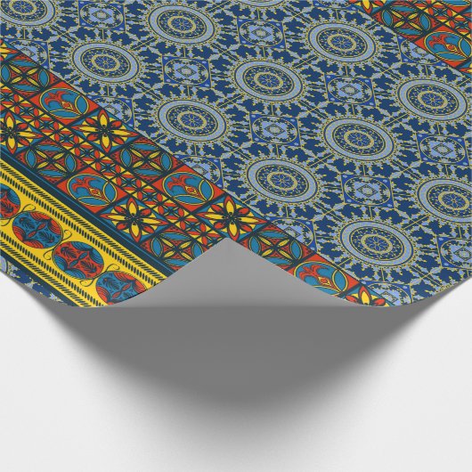 Spanisches Musterpapier für das Mittelalter II Geschenkpapier (Ecke)