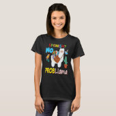 Spanisches No Probllama Problem Llama Kid Student T-Shirt (Vorne ganz)