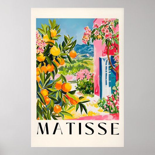 Spanisches Orangen-Poster, Mitte des Jahrhunderts Poster (Vorne)