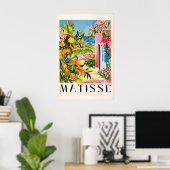 Spanisches Orangen-Poster, Mitte des Jahrhunderts Poster (Heimbüro)