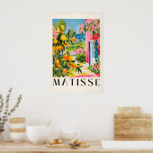 Spanisches Orangen-Poster, Mitte des Jahrhunderts Poster (Küche)