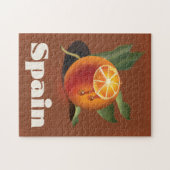 Spanisches Orangenplakat Puzzle (Horizontal)