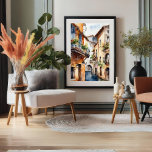 Spanisches Poster der kleinen Altstadt<br><div class="desc">Erleben Sie den Charme einer kleinen spanischen Altstadt mit diesem exquisiten Aquarellposter. Dieses Meisterwerk der Pop-Kunst vereint Tradition und Lebensfreude und verleiht Ihrem Raum eine Touch Spaniens. Die aufwändigen Details und die lebhaften Farben machen es zu einem Konversationsstarter und visuellen Genuss. Entspannen Sie in der gemütlichen Atmosphäre der spanischen Kultur....</div>