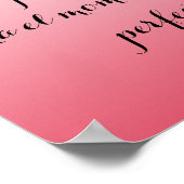 Spanisches Poster - Pink ombre - Keine Espresse.. (Ecke)