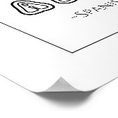 Spanisches Proverb Coloring Poster (Ecke)