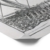 Spanisches Schiff" Poster (Ecke)