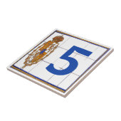 Spanisches Siegel Brief & Hausnummer Tilgung Fliese (Seite)