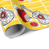Spanisches Souvenirpapier Geschenkpapier (Rolleneckpunkt)