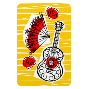 Spanisches Souvenirportrait Magnet