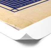 Spanisches Sprachlehrbuch Don Quixote Sancho Panza Poster (Ecke)