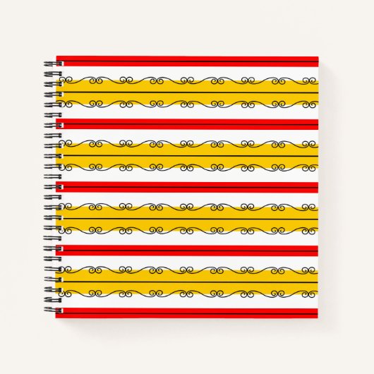 Spanisches Strip-Notebook Notizblock (Vorderseite)