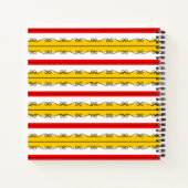 Spanisches Strip-Notebook Notizblock (Rückseite)