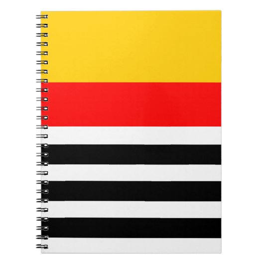 Spanisches Stripe Classic Notebook Notizblock (Vorderseite)