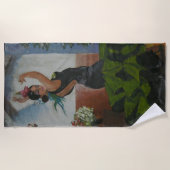 Spanisches Tanzhandtuch Strandtuch (Vorderseite)