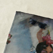 Spanisches Tanzhandtuch Strandtuch (Beispiel)