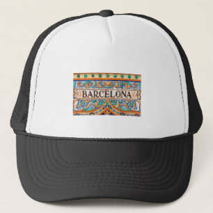 Spanisches Thema BARCELONA Truckerkappe