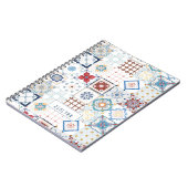 Spanisches Tile personalisiertes Journal Notizblock (Linke Seite)