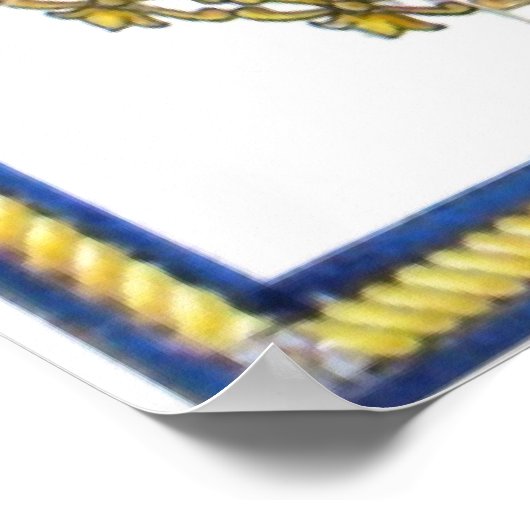 Spanisches Tile-Poster Poster (Ecke)