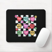 Spanisches Valentinsgespräch Herz Feliz San Val Mousepad (Mit Mouse)