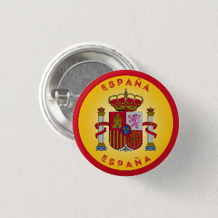 Spanisches Wappen Kreisform  Button