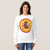 Spanisches Wappen Kreisform  Sweatshirt (Vorne ganz)