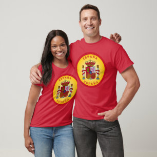 Spanisches Wappen Kreisform T-Shirt