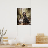 Spanisches Wasser Hund Art Print Poster (Küche)