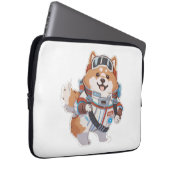 Spanisches Wasser und Wein Funny Hund 1 Laptopschutzhülle (Vorne Rechts)